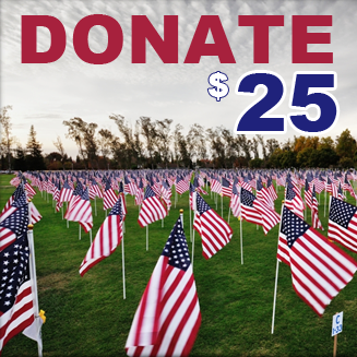 Donate $25 - Field of Honor Charities (no flag)